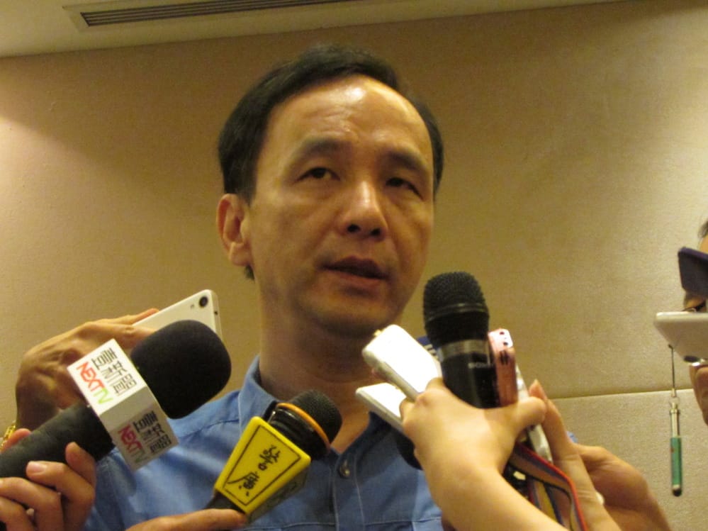 針對立委張嘉郡退選2016，國民黨主席朱立倫11日強調，自己知道這件事已經1、2個月的時間了。圖：新頭殼資料照片