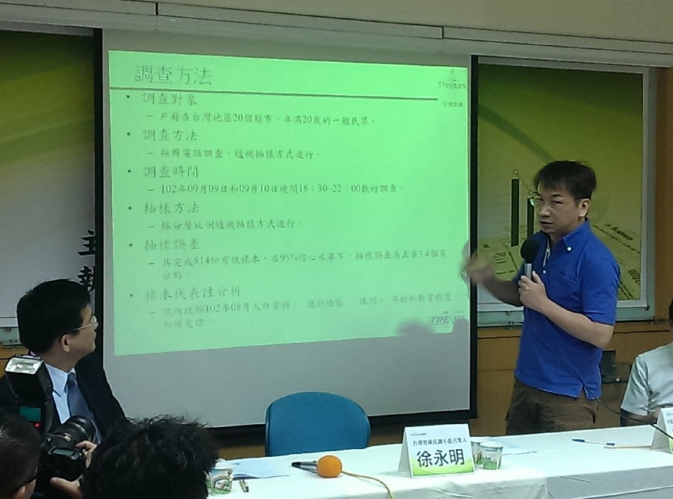台灣智庫調查發現，逾6成民眾不贊成國民黨開除王金平黨籍，7成認為馬英九沒有遵守「任內不做政治偵防」的承諾。圖：莊崇暉/攝