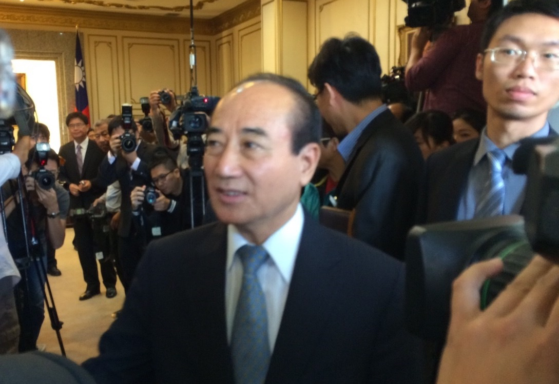 立法院長王金平4日下午邀集各黨團協商，接受行政院對馬習會報告。圖：符芳碩/攝