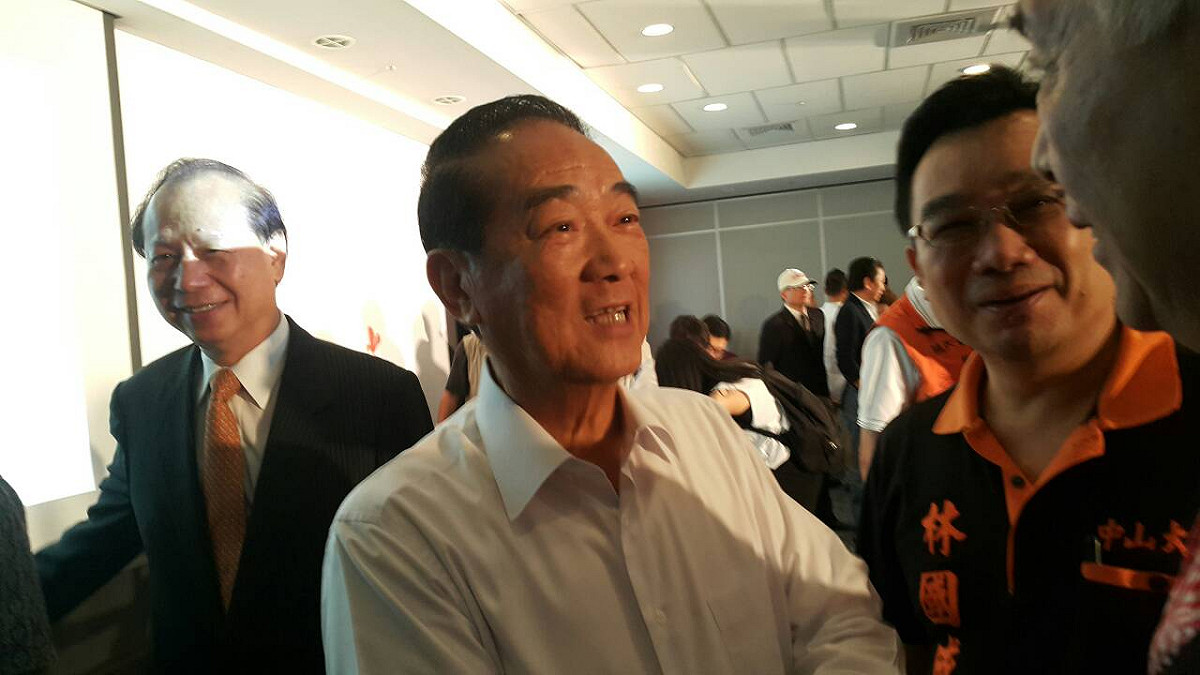 宋楚瑜21日上午表示，在他追隨李登輝的時代，李曾說過釣魚台屬於「中華民國台灣省」。圖：符芳碩/攝