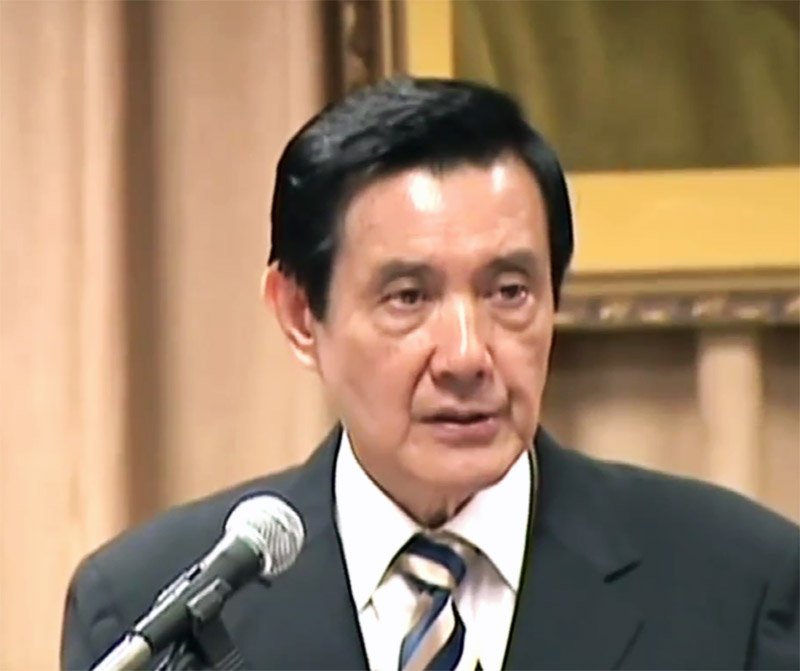 總統馬英九29日反問民進黨主席蔡英文，維持兩岸現狀的「現狀」到底是什麼？要怎麼維持？他認為，蔡英文必須講清楚。圖：翁嫆琄/攝