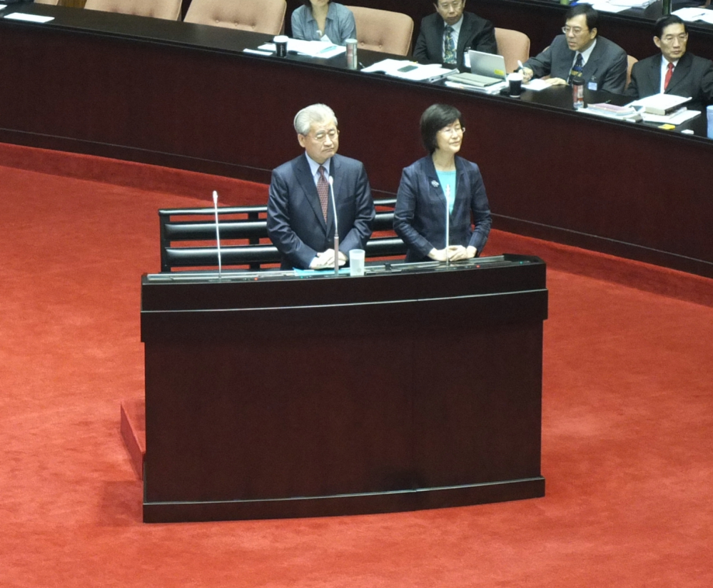 針對馬習會，行政院長毛治國10日強調，整個過程沒有黑箱可言。圖：翁嫆琄/攝