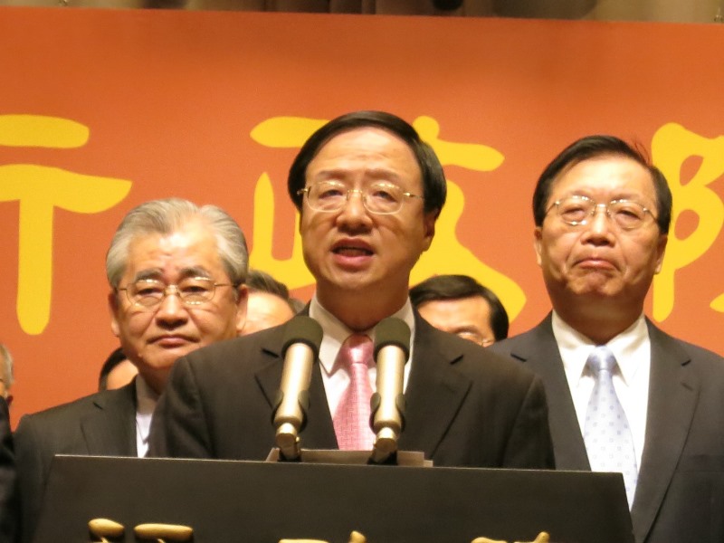 江宜樺今（8）日發布新聞稿，強調始終支持總統捍衛司法獨立、反對立委關說司法個案的決心，他從未對出席總統召開的記者會一事表示後悔。圖：新頭殼資料照片