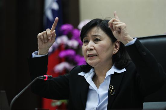 民進黨發言人林俊憲今（11）日表示，根據監察院最新公布的政務官財產申報資料，財政部長劉憶如過去10年9次申報財產，每次申報都看到她買屋換屋，儼然是個炒房專家。圖片來源：中央社資料照片。