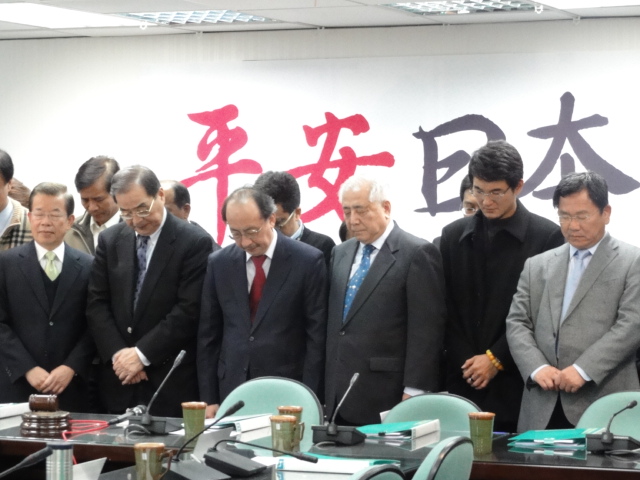 民進黨發起募款援日行動，還將擴及全國各地街頭。照片：王鼎鈞/攝