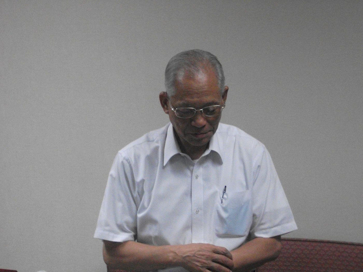 監察院今（4）日下午召開記者會表示，由於秘書長陳豐義不當銷毀檔案1654卷，因此予以彈劾，不過，陳豐義（圖）卻在監察院記者會後，於秘書長室召開記者會大聲喊冤。圖：涂鉅旻/攝