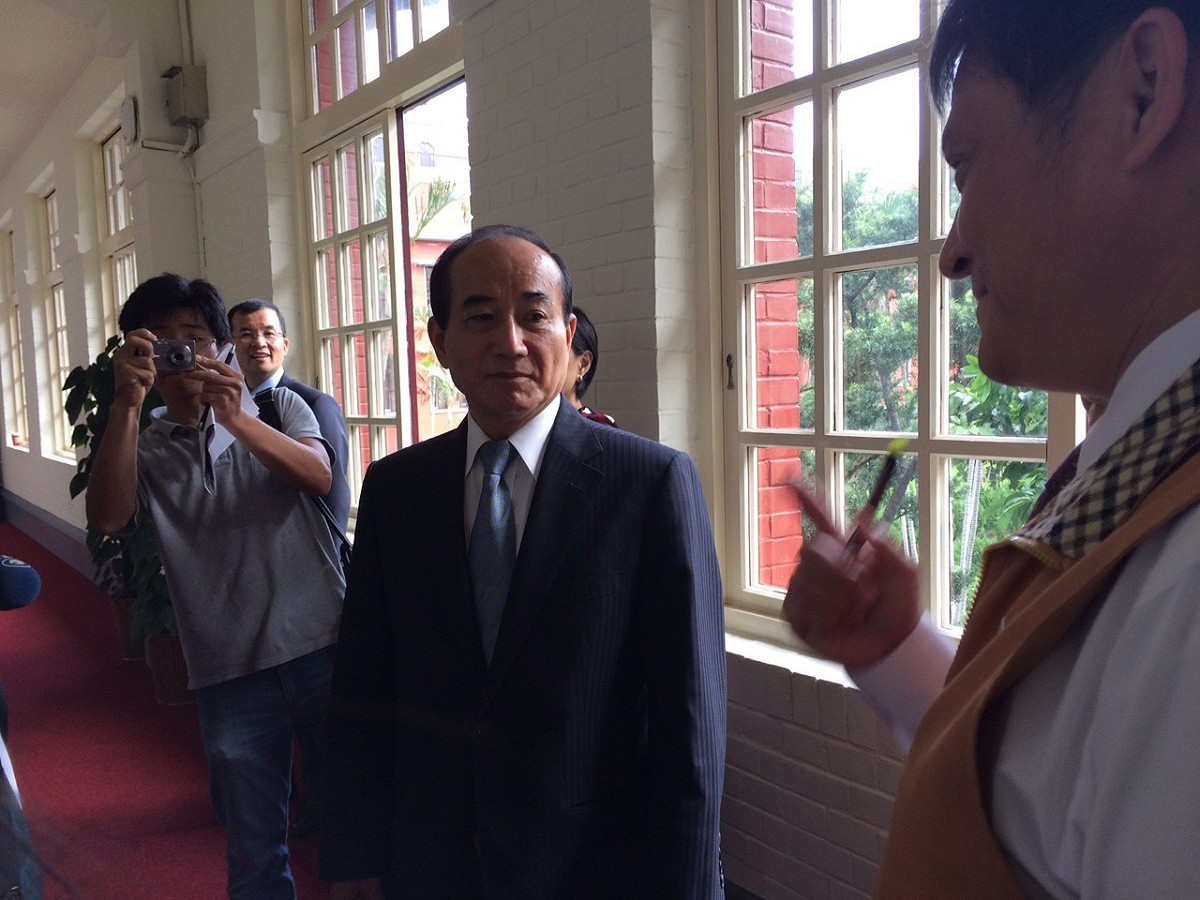 立法院長王金平4日說，馬習會他昨夜看新聞才知道。圖：符芳碩/攝