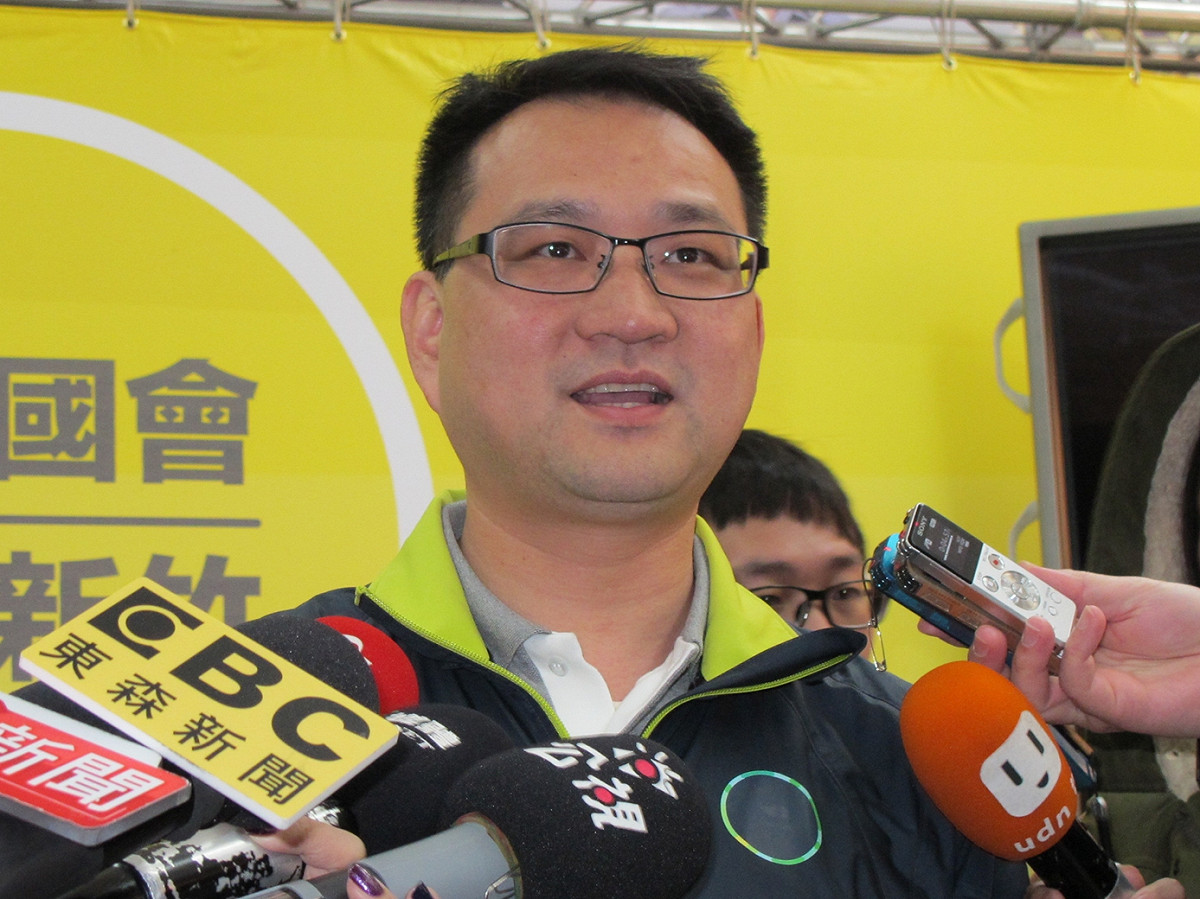 民進黨發言人阮昭雄表示，12/21晚間民進黨已經排好苗栗、新竹造勢晚會，所以無法進行總統電視辯論。圖：新頭殼資料照片