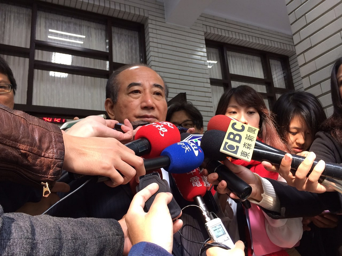 立法院長王金平1日上午受訪，說明辦公室副主任猝逝的相關議題。圖：新頭殼資料照片