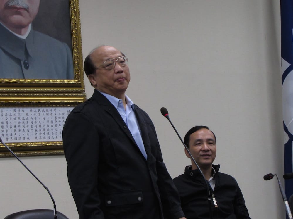 國民黨總統候選人朱立倫競選總部主委胡志強16日表示，「洪習會」只是傳聞，相信洪秀柱不會有這個用心，「習先生也忙得要死。」圖：新頭殼資料照片