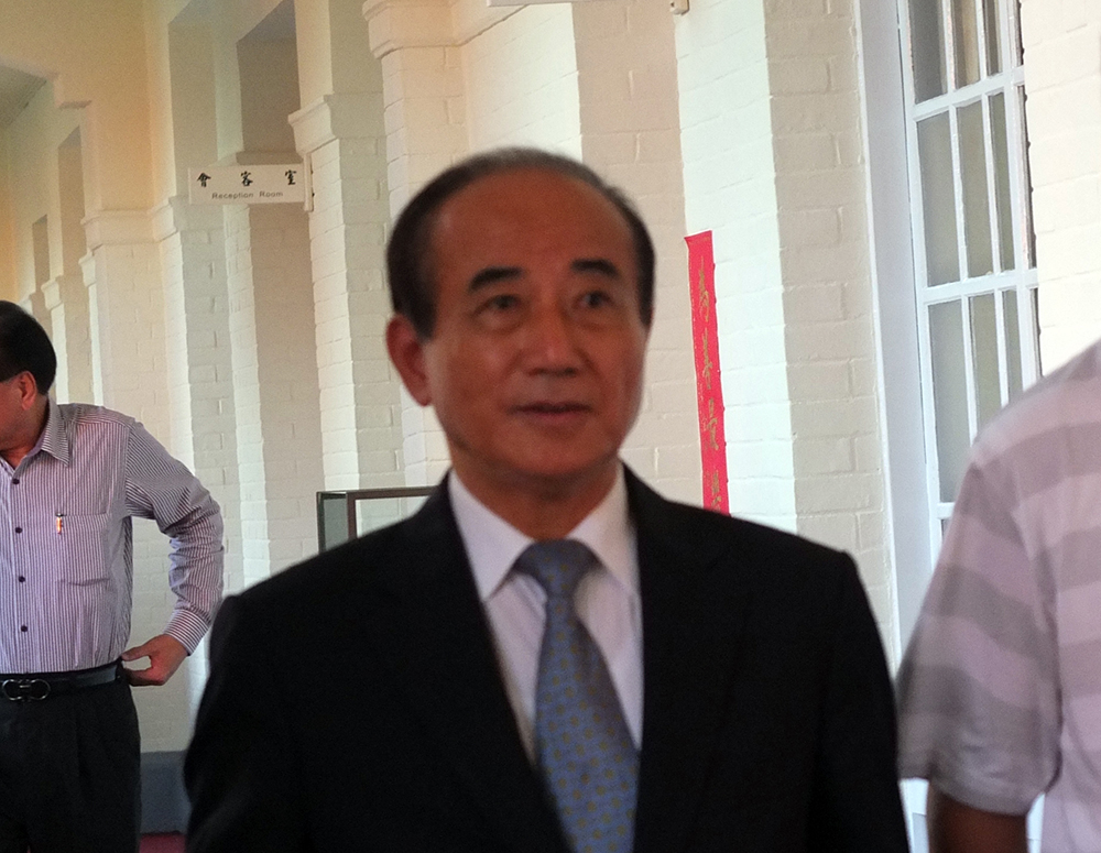 立法院長王金平18日表示，他相信朱立倫挑的副手人選一定是最佳人選。圖：翁嫆琄/攝