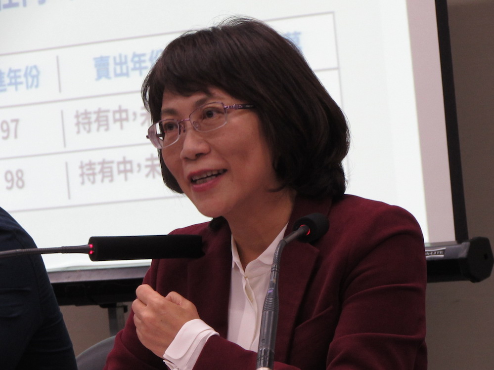國民黨總統參選人王如玄8日公佈她與丈夫1995年到2013年財產申報表，她說，自己對錢這件事情沒有花太大心力，也不是投資理財高手。圖：邱珮文/攝