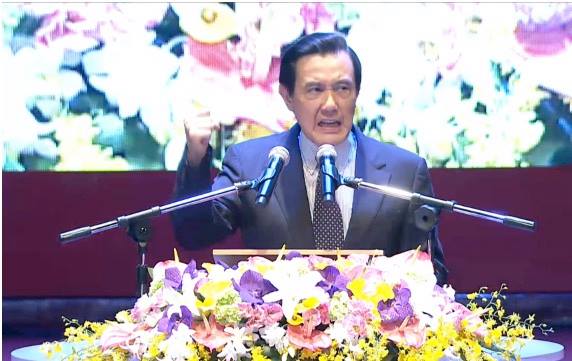 總統馬英九17日出席臨全會時強調，當會中作出決定會，大家都要「識大體、顧大局」，全力支持黨的決定。圖：翻攝自YouTube