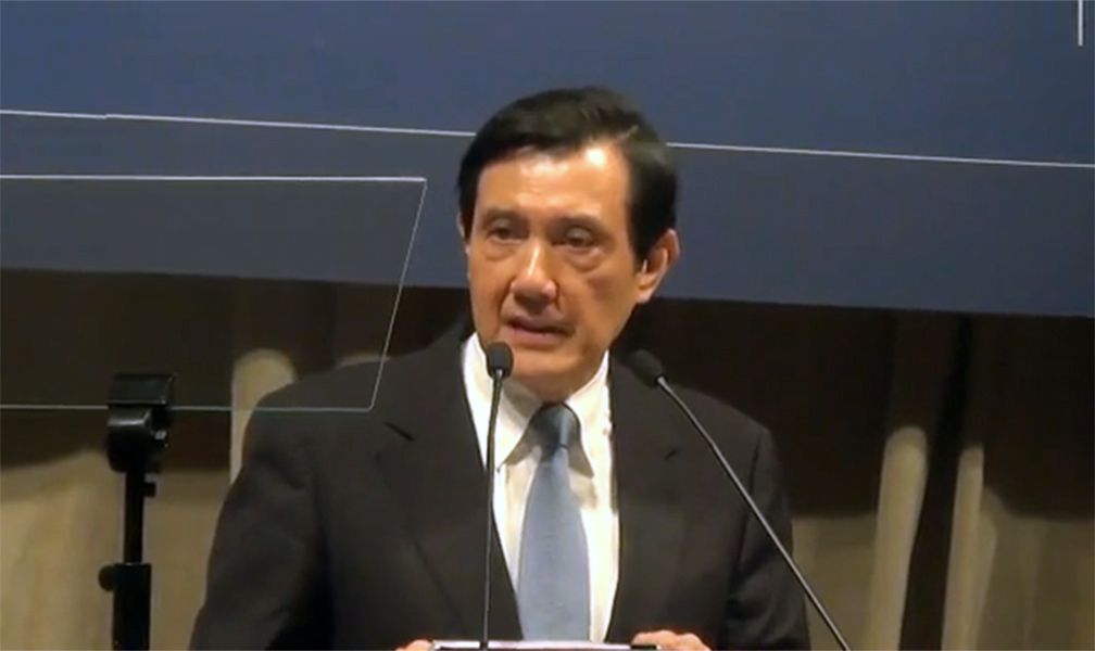 總統馬英九25日表示，民進黨主席暨總統參選人蔡英文說要維持現狀，但究竟是要維持他執政的和平現狀，還是過去的麻煩現狀？圖：翁嫆琄/攝