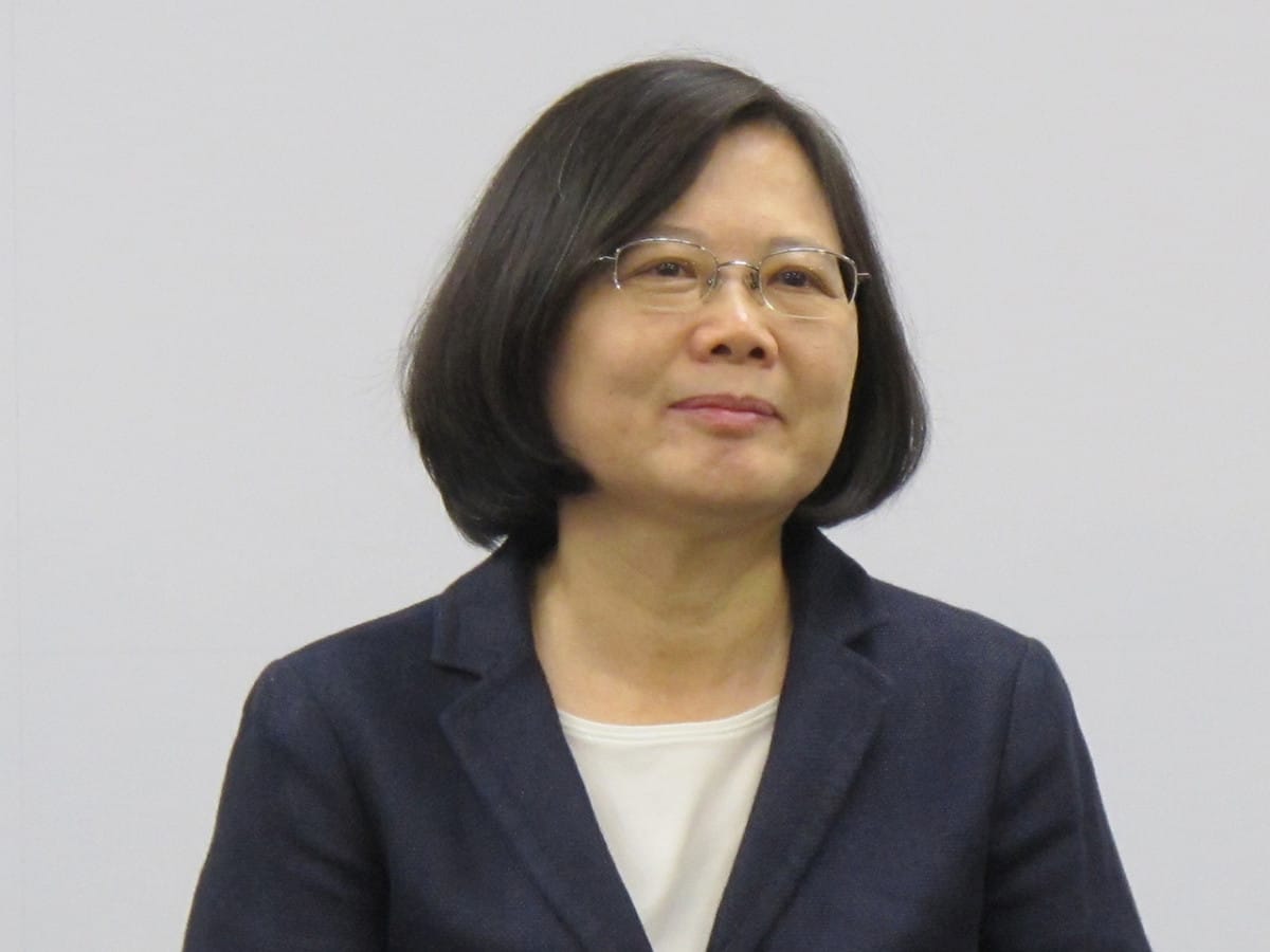 民進黨主席蔡英文1日表示，無須對台南市長賴清德主張台灣獨立一事無限上綱。圖：林朝億/攝