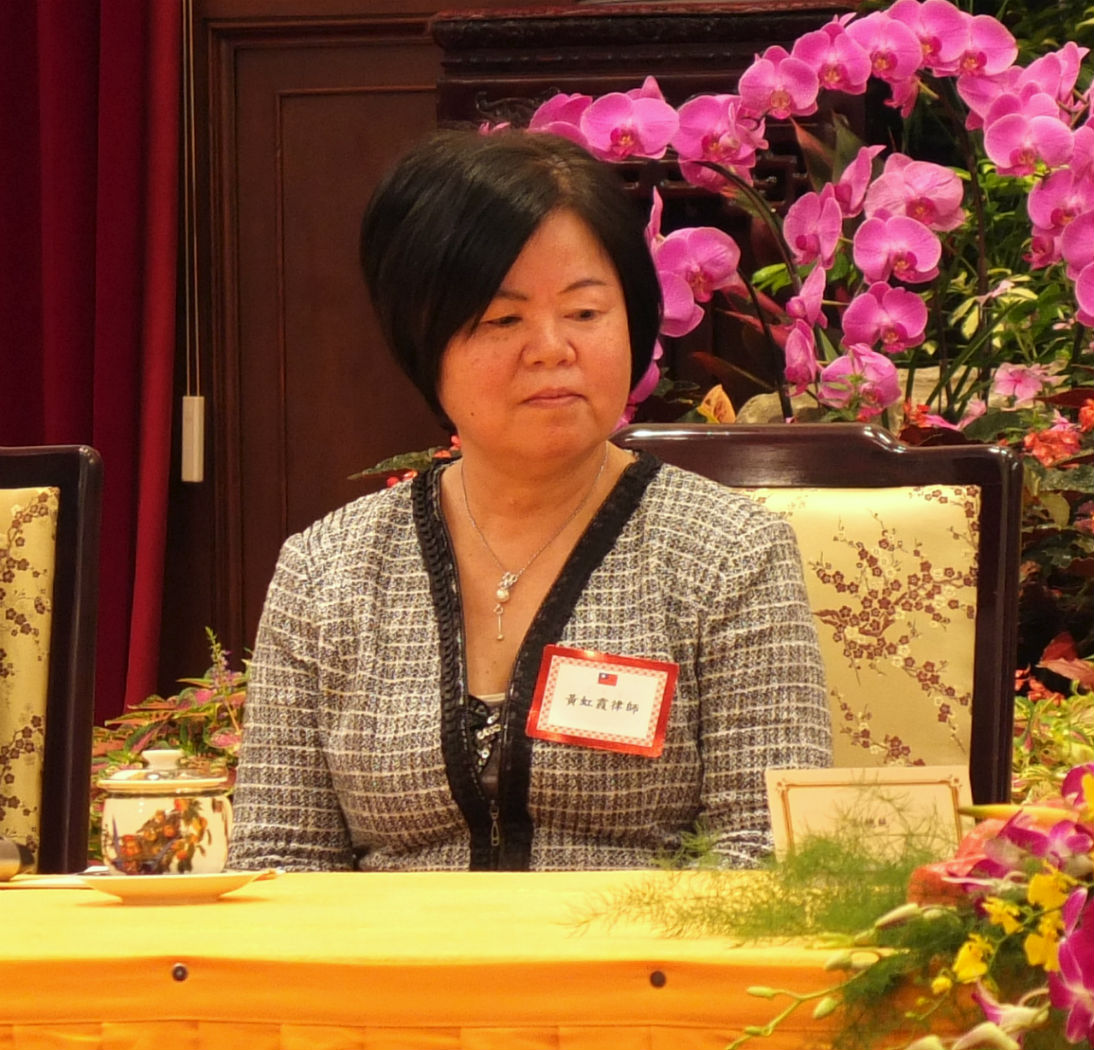 律師黃虹霞為立法院修法通過後，首位被總統提名為大法案的律師。圖：翁嫆琄/攝