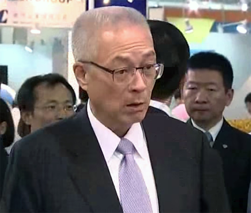 副總統吳敦義28日表示，宇昌案該說清楚的是民進黨主席蔡英文，而非已被不起訴的他。圖：新頭殼資料照片