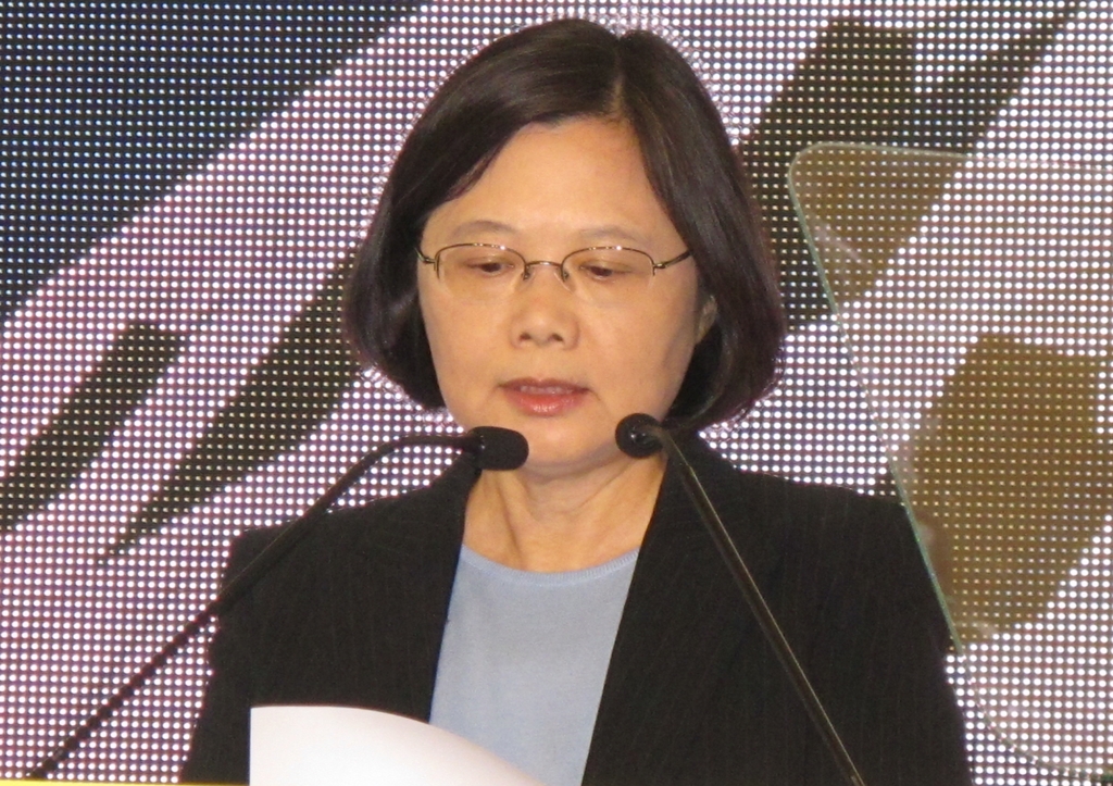 民進黨主席蔡英文30日公佈社會住宅政策。圖：林朝億/攝
