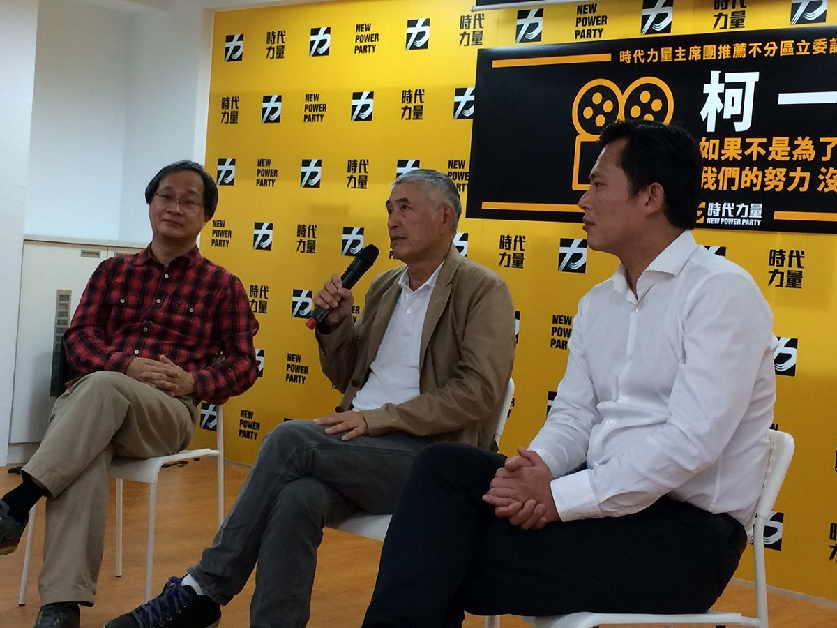導演柯一正5日宣佈加入時代力量不分區立委名單。圖：符芳碩/攝