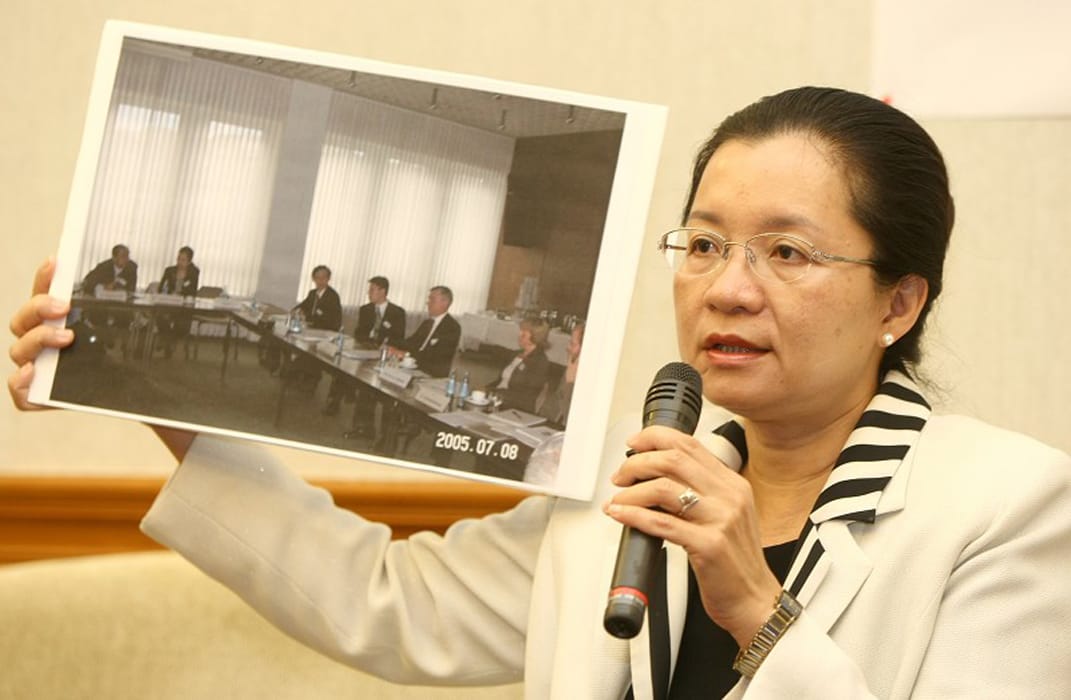 外傳拒簽「恢復前總統陳水扁黨籍案」連署的民進黨立委田秋堇今（24）日表示，既然當初扁是自動退黨，就沒有「恢復黨籍」的問題。圖片來源：中央社資料照片