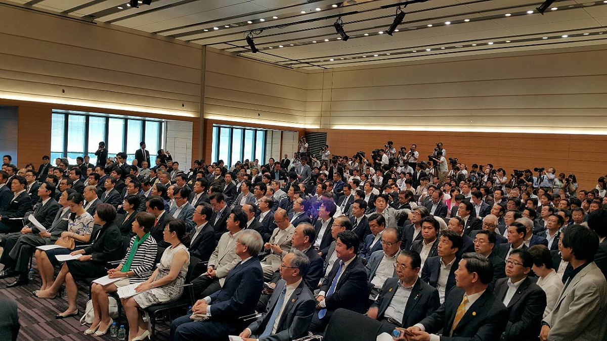 前總統李登輝22日應邀在日本國會演講。圖：李登輝辦公室提供