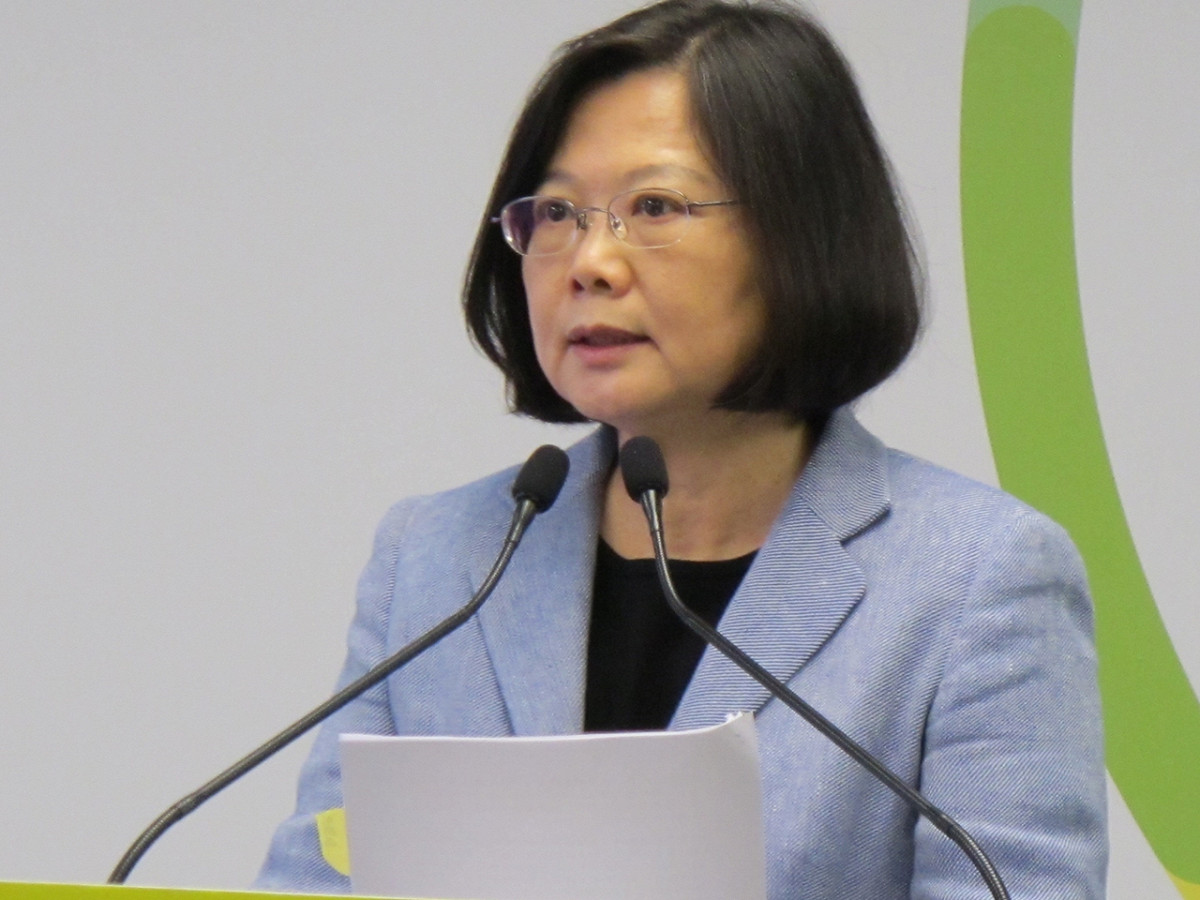 民進黨總統參選人蔡英文26日表示，2025年非核家園已經是台灣社會的共識，就是國民黨的候選人也都主張2025非核家園。圖：新頭殼資料照片