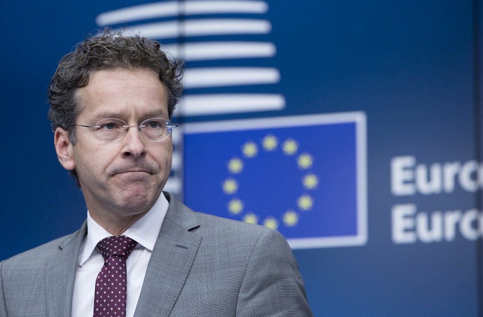 歐元集團主席戴松布倫（Jeroen Dijsselbloem）證實，30日下午接獲希臘政府遞交最新的2年期改革方案，晚間將召開緊急財政部長視訊會議，討論是否接受這份方案。圖片來源：達志影像/路透社