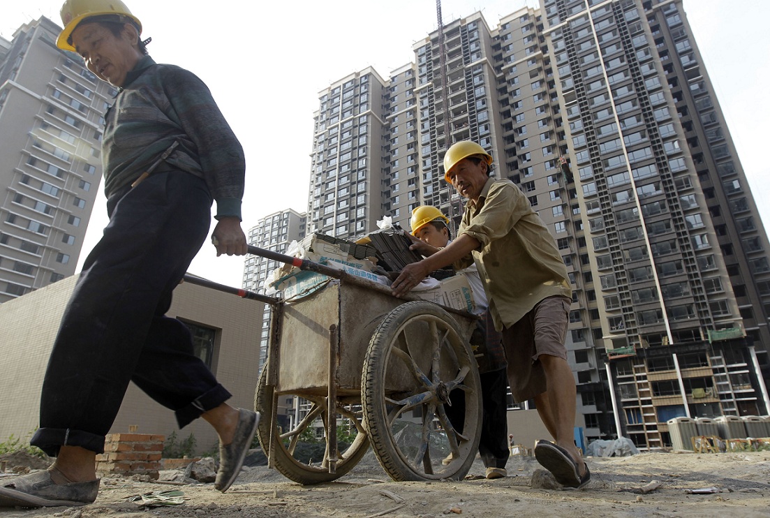 財新8月份中國製造業採購經理人指數初估值(PMI)再降至47.1，為77個月來最低。圖片來源：達志影像/路透社資料照片