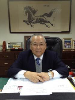 現年72歲的中信金董事顏文隆（圖）接任中信金董事長，他是辜濓松的表弟。圖片來源：中央社資料照片。