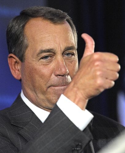 美國共和黨籍的聯邦眾議院議長博納（John Boehner）在當地時間18日晚間表示，他反對剛通過的薪資稅減稅延長2個月法案。圖片來源：達志影像/美聯社。