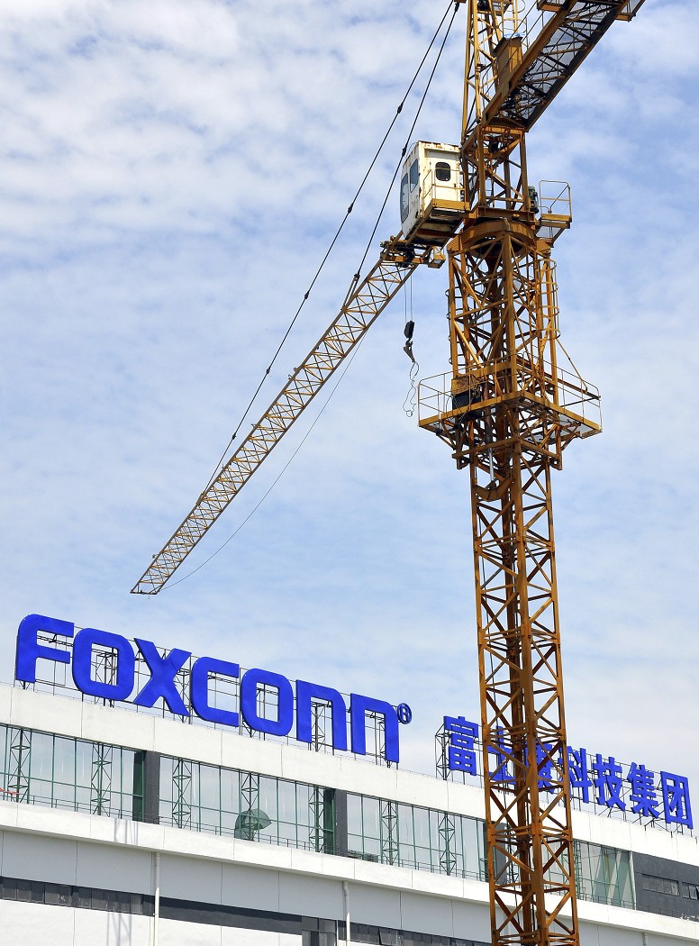 鴻海集團在中國的子公司Foxconn。圖片來源：達志影像/路透社資料照片