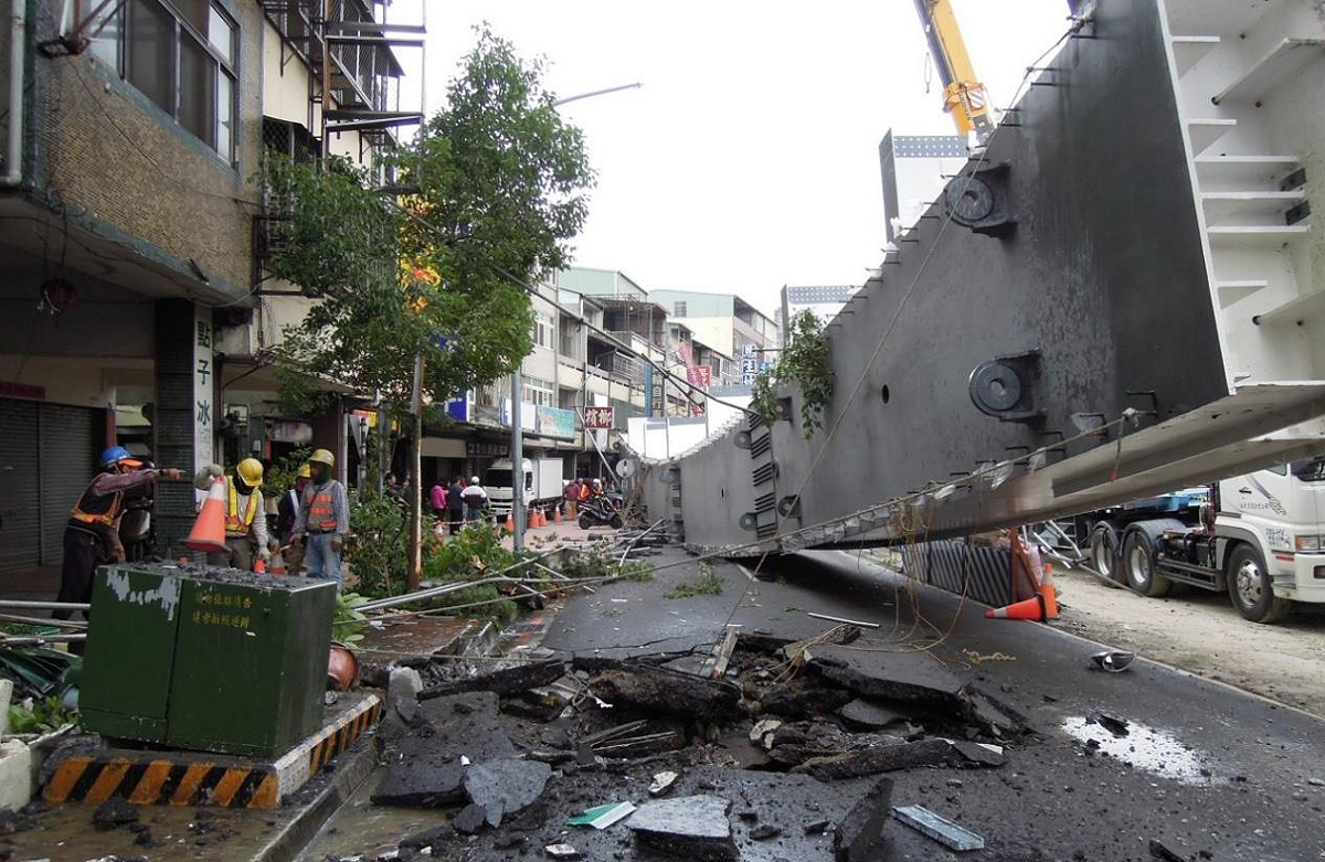 台中捷運綠線10日下午發生嚴重工安造成4死4傷。圖：台北市捷運局提供