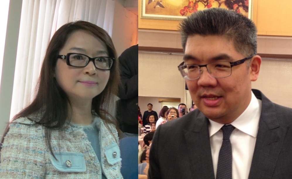 資深媒體人周玉蔻去年爆料台北市長參選人連勝文曾在中國幫胖達人站台，台北地院今(20)日下午開庭，周玉蔻同意收回她說連勝文在中國幫胖達人站台的話，連勝文委任律師也當庭撤告。圖：新頭殼合成