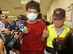 犯下台灣首起捷運隨機殺人事件的鄭捷。圖：中央社資料照片