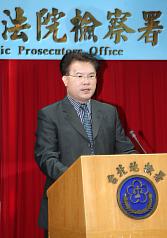 台北地檢署發言人黃謀信（圖）4日在北檢召開記者會表示，偵辦「夢想家」音樂劇被告發疑涉圖利案，因查無實證，全案簽結。圖片來源：中央社