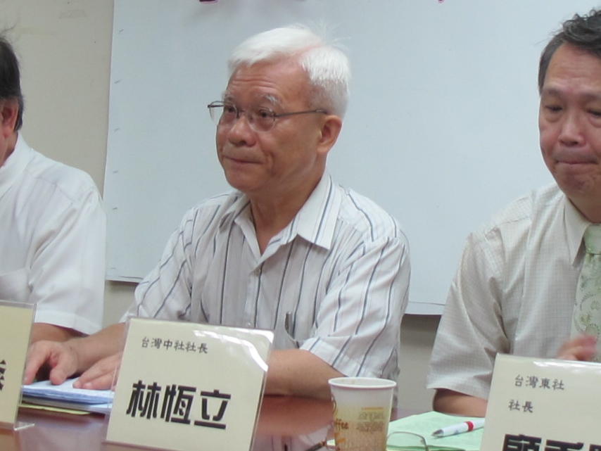 台灣北社社長張葉森26日表示，能提供一個場地讓學生休息，是義不容辭的。圖：林朝億/攝