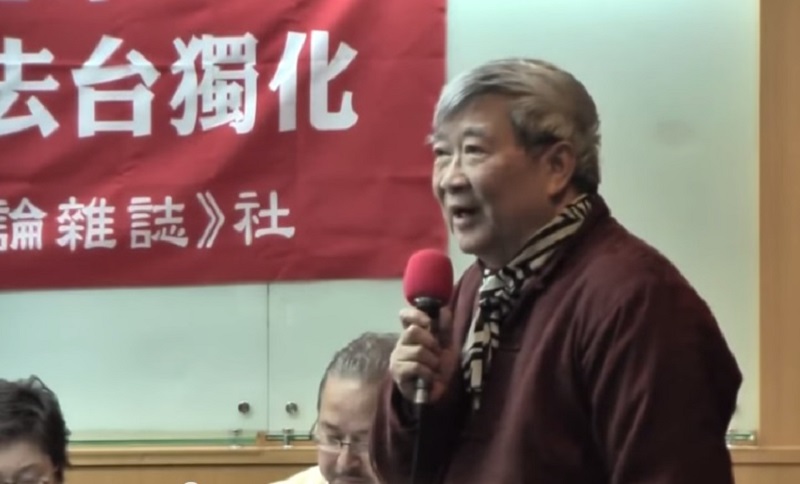 課綱微調召集人王曉波31日強調，他有很多台灣史著作，也開課教台灣史，反駁自己只有中國史專業的事。圖：新頭殼資料照片