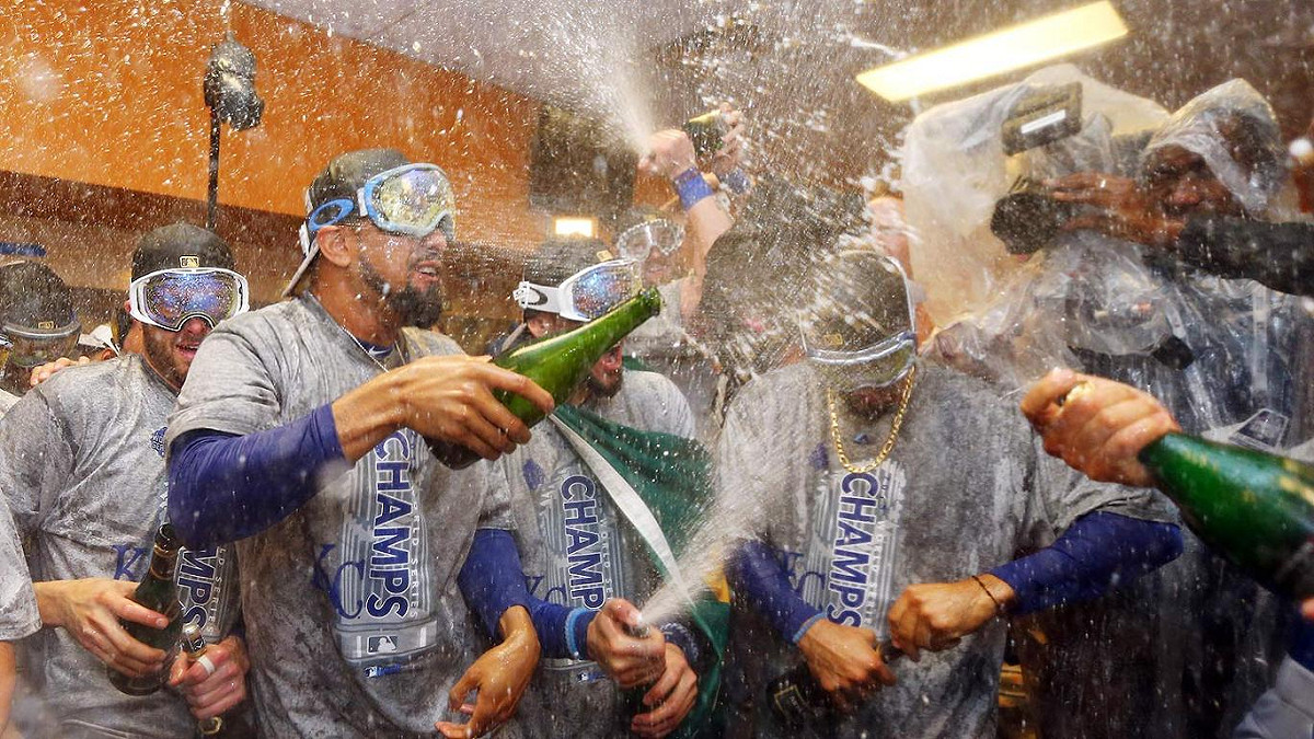皇家隊在美國職棒大聯盟(MLB)世界大賽封王。圖：翻攝自美國職棒大聯盟官方網站
