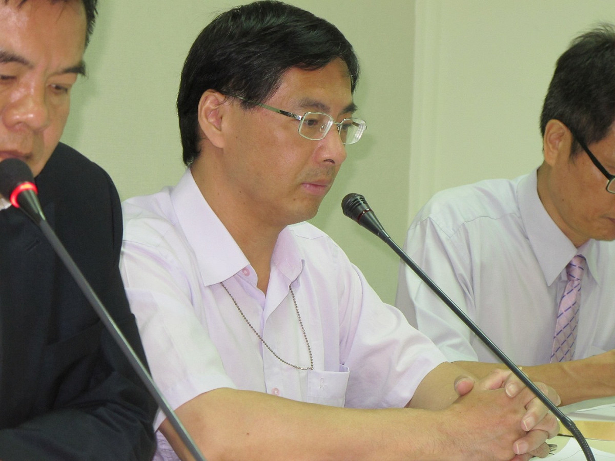 台電核電處副處長梁天瑞28日表示，維修記錄屬於廠商的智慧財產權。圖：林朝億/攝影