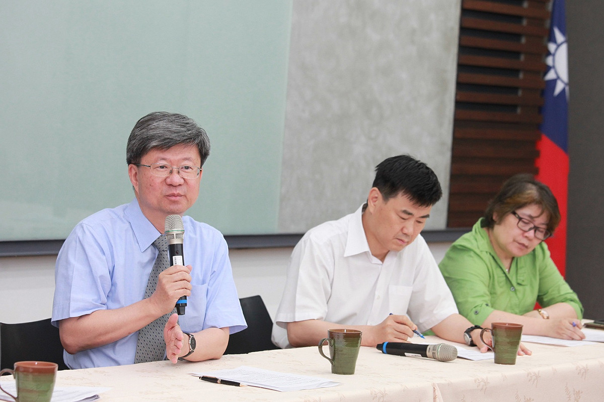 高中生反黑箱課綱行動如火如荼，教育部1日下午舉行記者會，由教育部長吳思華（圖）出面說明。圖：教育部提供