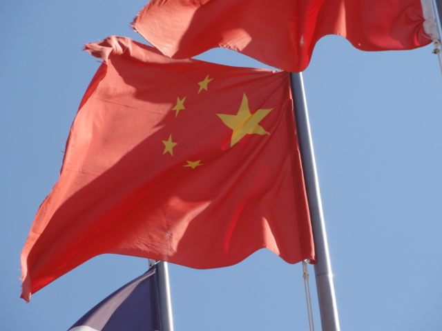 中國國旗 圖：王鼎鈞／攝