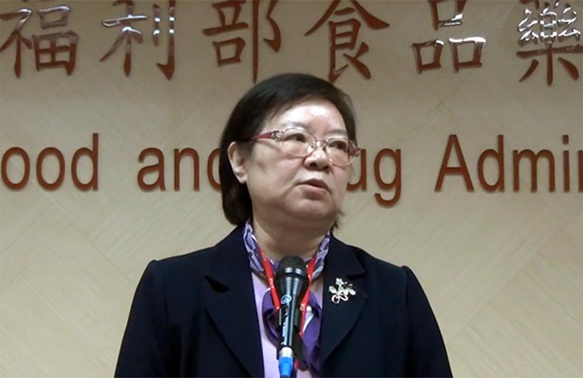對於日本核災區食品輸台案，食藥署長姜郁美今(27)日自請處份。圖：翁嫆琄/攝