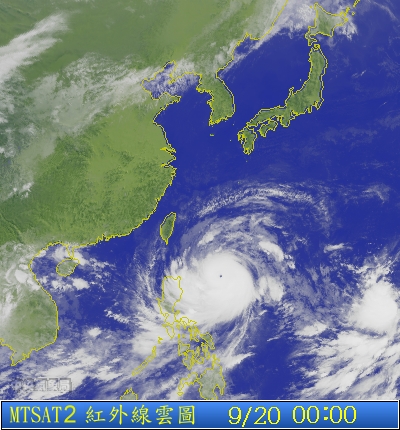 中央氣象局昨(19)天晚間11時30分發布豪雨特報，指大台北、基隆北海岸及宜蘭地區都會有局部大雨或豪雨發生機率，花蓮及台東地區也有局部大雨發生機率，圖：中央氣象局