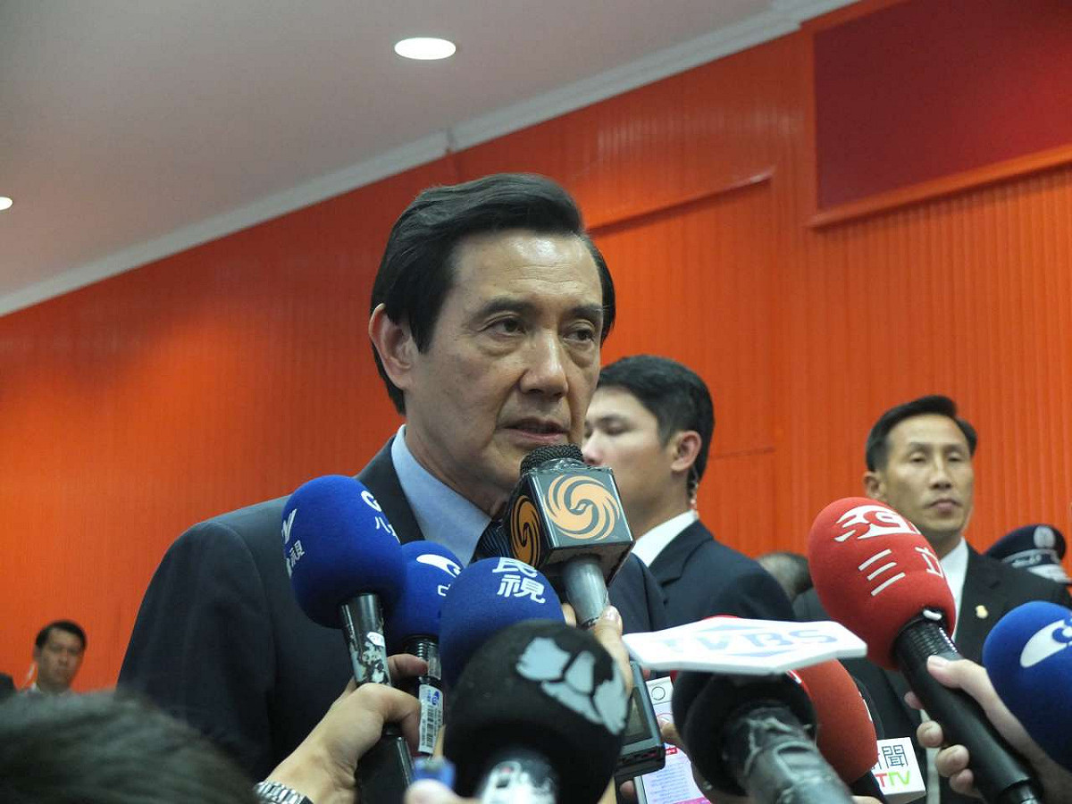 針對反課綱學生自殺，總統馬英九30日表示，台灣雖重視言論自由，但我們也是法治、憲政國家。圖：翁嫆琄/攝