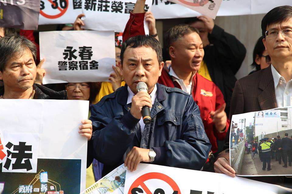 士林王家王廣樹重申，王家絕對沒有受到都更盟脅迫，抗爭完全都是出於他們自己的意願。圖2之2：林雨佑/攝