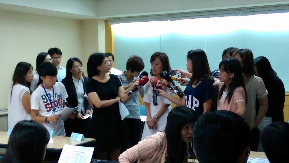 大學入學分發主任委員蘇慧貞6日接受媒體聯訪，說明相關問題。圖：廖敏臻/攝