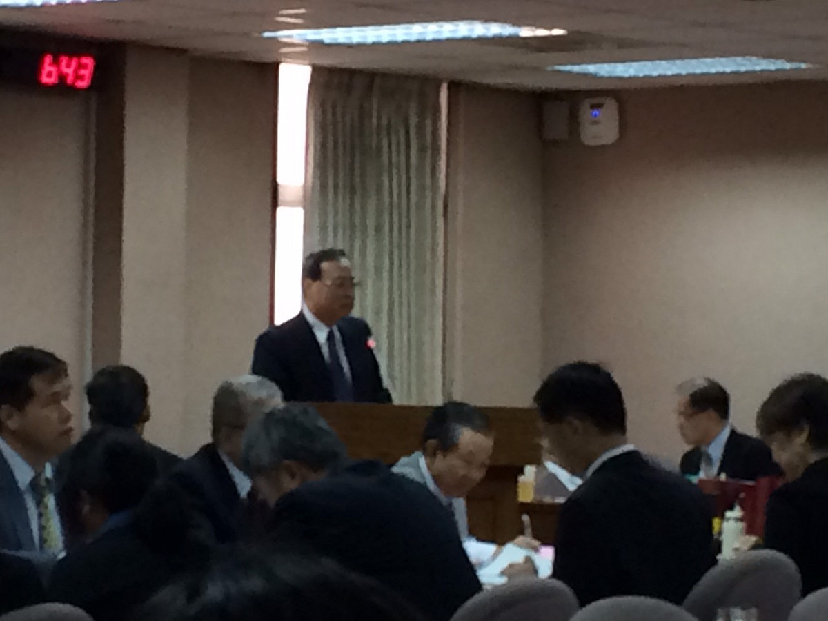 銓敘部部長張哲琛19日至立法院司法及法制委員會，報告公務人員退休撫卹基金運用情形。圖：楊淳卉/攝