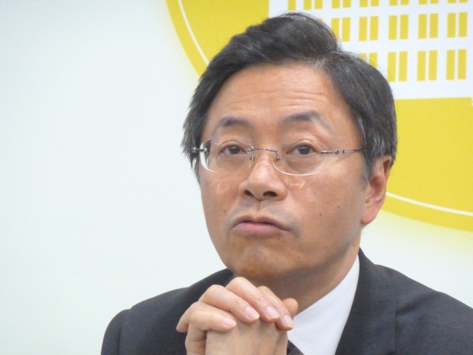 行政院副院長張善政(圖)今（26）日召開禽流感應變處理小組第3次會議後，和行政院發言人孫立群、農委會主委陳保基共同召開記者會。圖：謝莉慧/攝