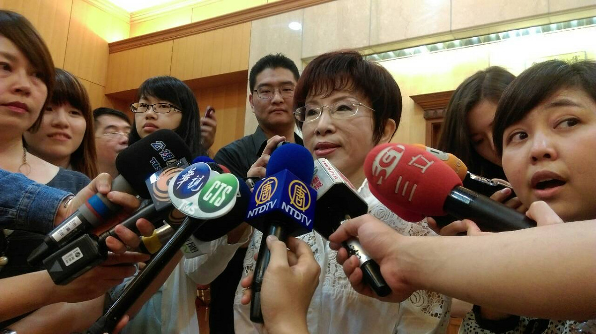 在國小女童遭割喉致死後，曾擔任老師的立法院副院長洪秀柱30日再度表態反對廢除死刑的立場。圖：新頭殼資料照片