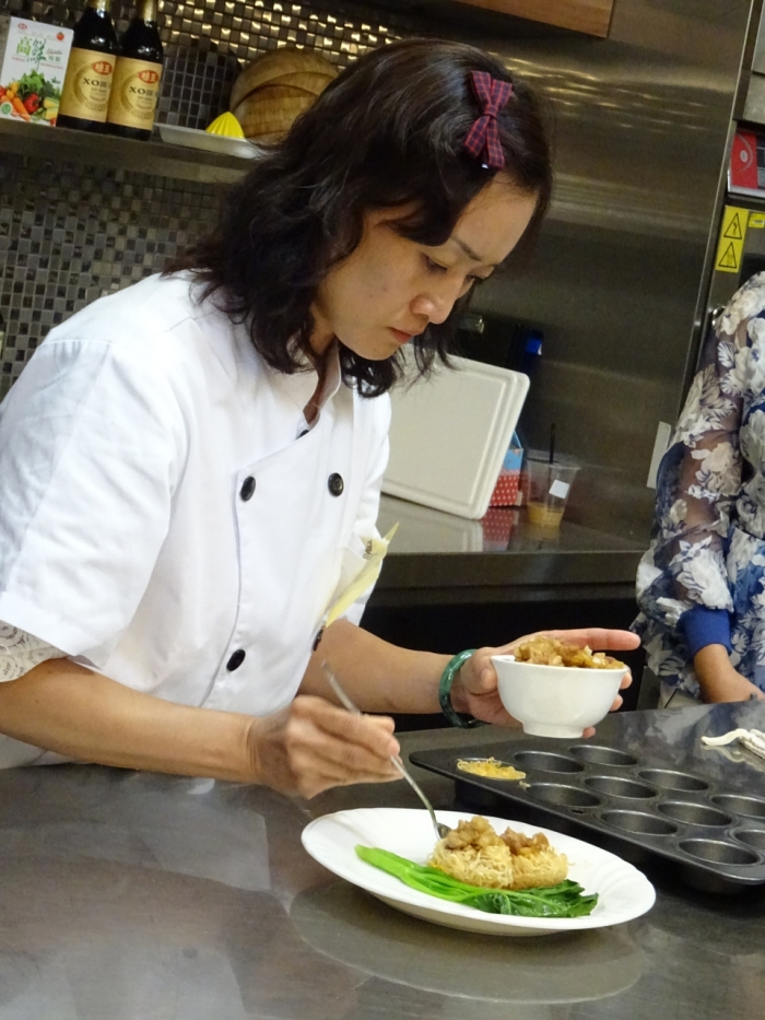 優勝者之一是來自台中的林晶晶，她以「鳳雛之巢」的健康創意獲得評審的青睞。圖：劉俊廷/攝